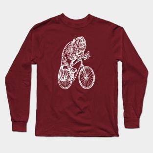 SEEMBO Beaver Cycling Bicycle Bicycling Biking Riding Bike Long Sleeve T-Shirt